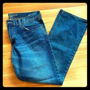 Mens AE original straight cut jeans, size 36x32
